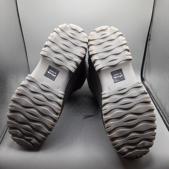 Storm By Cougar Carlisle Carlisle Boots Women's 8M Grey/Pink Plaid Lace-up 2 - Picture 7 of 9